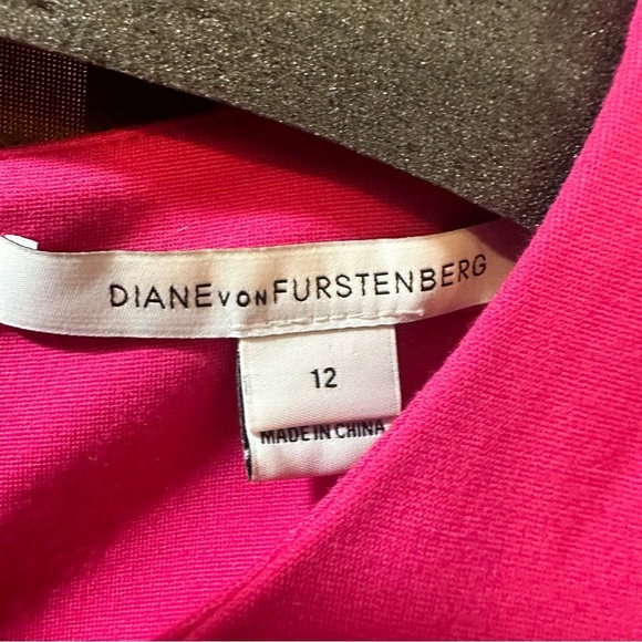 Diane Von Furstenberg Pink Mini Dress - Picture 6 of 10